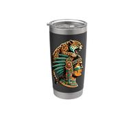 Aztec Jaguar Warrior Stainless Steel Insulated Tumbler