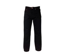 Aztec Jeans Hard Wearing,Tough Mens Work Jeans : Inside Leg:27"- Extra Short : Color - Black : Size - 40"