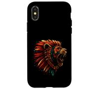 Aztec Lion Toltec Inca Mayan Mexican Mythology Quetzalcoatl Case for iPhone X/XS