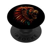 Aztec Lion Toltec Inca Mayan Mexican Mythology Quetzalcoatl PopSockets Adhesive PopGrip