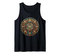 Aztec Maya Azteca Sun Stone Ancient Mayan Calendar Tank Top
