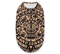 Aztec Maya Calendar Dog Shirts Summer Pet T-Shirts Soft Sleeveless Tank Top Pet Clothes for Small Puppy and Cats