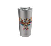 Aztec Mayan Eagle Mexican Mythology Native Mexican Pride Stainless Steel Insulated Tumbler