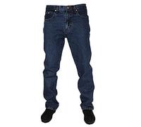Aztec Mens Straight Leg Regular Fit 29" Leg Jeans Stonewash Blue W34 - L29