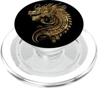 Aztec Mexican Mythology Aztec God Toltec Inca Dragon Mayan PopSockets PopGrip for MagSafe