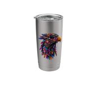 Aztec Mexican Mythology Native Mexican Pride Eagle Mayan Stainless Steel Insulated Tumbler