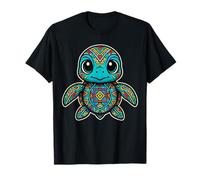 Aztec Mexican Turtle Ancient Mesoamerican Mythology Art T-Shirt