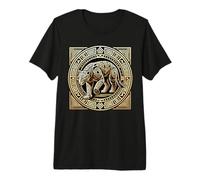 Aztec Mexico Jaguar Aztec Mythology Symbol Premium T-Shirt