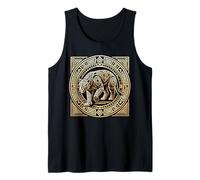 Aztec Mexico Jaguar Aztec Mythology Symbol Tank Top