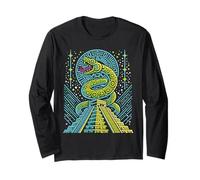 Aztec Mexico Serpent Ancient Long Sleeve T-Shirt