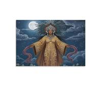Aztec Mythology Art Poster Coyolxauhqui Goddess of The Moon 1 Posters Wall Art Painting Canvas Prints Decor Poster Artworks 12x18inch(30x45cm)