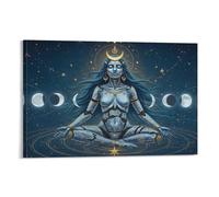Aztec Mythology Art Poster Coyolxauhqui Goddess of The Moon Canvas Wall Art Prints Poster Photo Picture Painting Posters Room Decor 08x12inch(20x30cm)