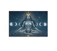 Aztec Mythology Art Poster Coyolxauhqui Goddess of The Moon Print Photo Art Painting Canvas Poster Home Modern Decor Posters 24x36inch(60x90cm)