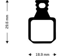 Aztec Magura MT5/MT7 Organic Brake Pads in Black one size