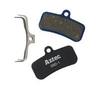 Aztec Organic Shimano 4 Piston Brake Pads M1620/M7120/M8120 Deore/SLX/XT/Saint/Zee - Black One Size