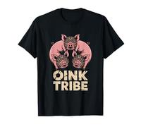 Aztec Pig OINK Tribe Circle Art T-Shirt
