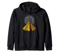Aztec Pyramid Ancient Mayan Pyramids Zip Hoodie