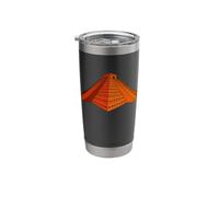 Aztec Pyramid Stainless Steel Insulated Tumbler