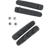 Aztec Road insert brake blocks - pack of 2 pairs, Black