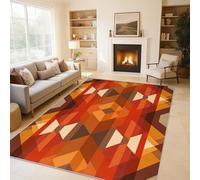 Aztec Rugs - Native American Navajo Area Rugs for Living Room Bedroom, Washable Non Slip Low Pile Large Carpet, Patterned Door Mat & Home Decor, 200x300 cm QAZ15
