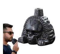 Aztec Screaming Skull Whistle, Ancient Aztec Death Whistle Skull, Mesoamerican Skull Whistle, Aztec Ceremonial Screaming Whistle, Authentic Aztec Skull Whistle, Aztec Death Whistle