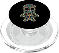 Aztec Skeleton Mythology Mexican Tribal Indigenous Art PopSockets PopGrip for MagSafe