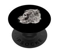 Aztec Skull Maya Mexican Feathered Mayan Indigenous Azteca PopSockets Adhesive PopGrip
