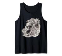 Aztec Skull Maya Mexican Feathered Mayan Indigenous Azteca Tank Top