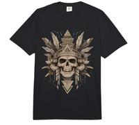 Aztec Skull Maya Mexican Toltec Inca Mayan Indigenous Azteca Comfort Colors Adult Heavyweight T-Shirt