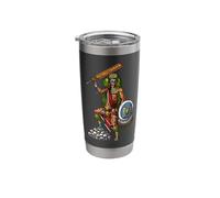 Aztec Skull Warrior Ancient Mexican Aztec Civilization Stainless Steel Insulated Tumbler