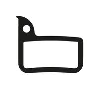 Aztec SRAM Red Organic Disc Brake Pads in Black one size