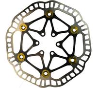 Aztec Stainless Steel 180mm Semi-Floating Disc Rotor - Silver , 180mm 6 Bolt