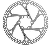 Aztec Stainless Steel Fixed Disc Rotor With Circular Cut Outs Silver