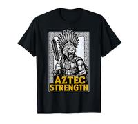 Aztec Strength Warrior Jaguar Ancient Mesoamerican T-Shirt