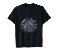 Aztec Style Sun and Moon Woman Girl T-Shirt