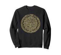 Aztec Sun Calendar Ancient Mexican Mayan Antique Mesoamerica Sweatshirt