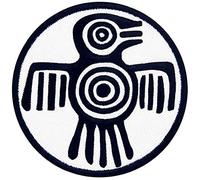 Aztec Symbol of Power Strength and Courage Patch Tactical Embroidered Moral Applique Iron On Sew On Emblem