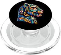 Aztec Symbol Of Strength Mayan Jaguar And Mexican Mythology PopSockets PopGrip for MagSafe