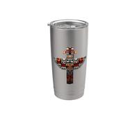 Aztec Toltec Inca Maya Mexican Mayan Indigenous Azteca Stainless Steel Insulated Tumbler