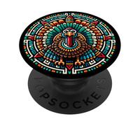 Aztec Turkey and Mayan Ancient Mexican History PopSockets Adhesive PopGrip
