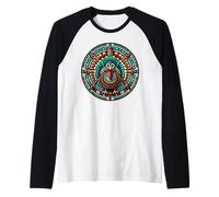 Aztec Turkey and Mayan Ancient Mexican History Raglan Baseball Tee