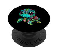 Aztec Turtle Lover Mythology Indigenous Mesoamerican Art PopSockets Adhesive PopGrip