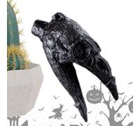 Aztec War Whistle - its terrifying, mystical object, unique accessory | Traditional death whistle with Crow's motif, ideal for performance, realistic sound effects, festivals and USAG