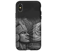 Aztec Warrior Calendar Mexico Mexican Flag Mayan Azteca Case for iPhone X/XS