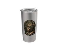 Aztec Warrior Mexican Mythology Inca Mayan Indigenous Stainless Steel Insulated Tumbler