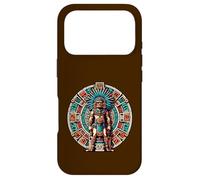 Aztec Warrior Statue History and Mexica Mayan Calendar Case for iPhone 17 Pro