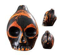 Aztec Whistle - Aztec Death Whistle Screaming Skull | Loud Human Sounding War Whistles | Halloween Prank Props And Scary Noise Maker | Spooky Loud Sound Toy For Festivals Parties Cosplay Haunts