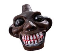 Aztec Whistle, Demon Shaped Authentic Design, Loud Death Whistle, Traditional Aztec Instrument, Unique Sound for Modern Use, Historical for Collector, 3.07x2.36x3.15 inches