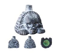 Aztec Whistle Loud Spookys Scary Death Realistic Human Screaming Ghost War Skull Head Toy(Style A)