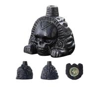 Aztec Whistle Loud Spookys Scary Death Realistic Human Screaming Ghost War Skull Head Toy(Style C)